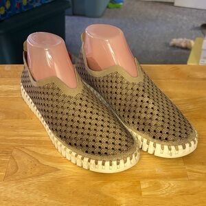 Ilse Jacobsen Brown and Cream Sneakers